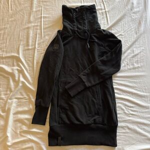 Naketano Black Sweatshirt Dress